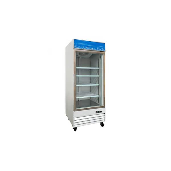 31 in 23 cu. ft. One Glass Door Freezer ED48BM White