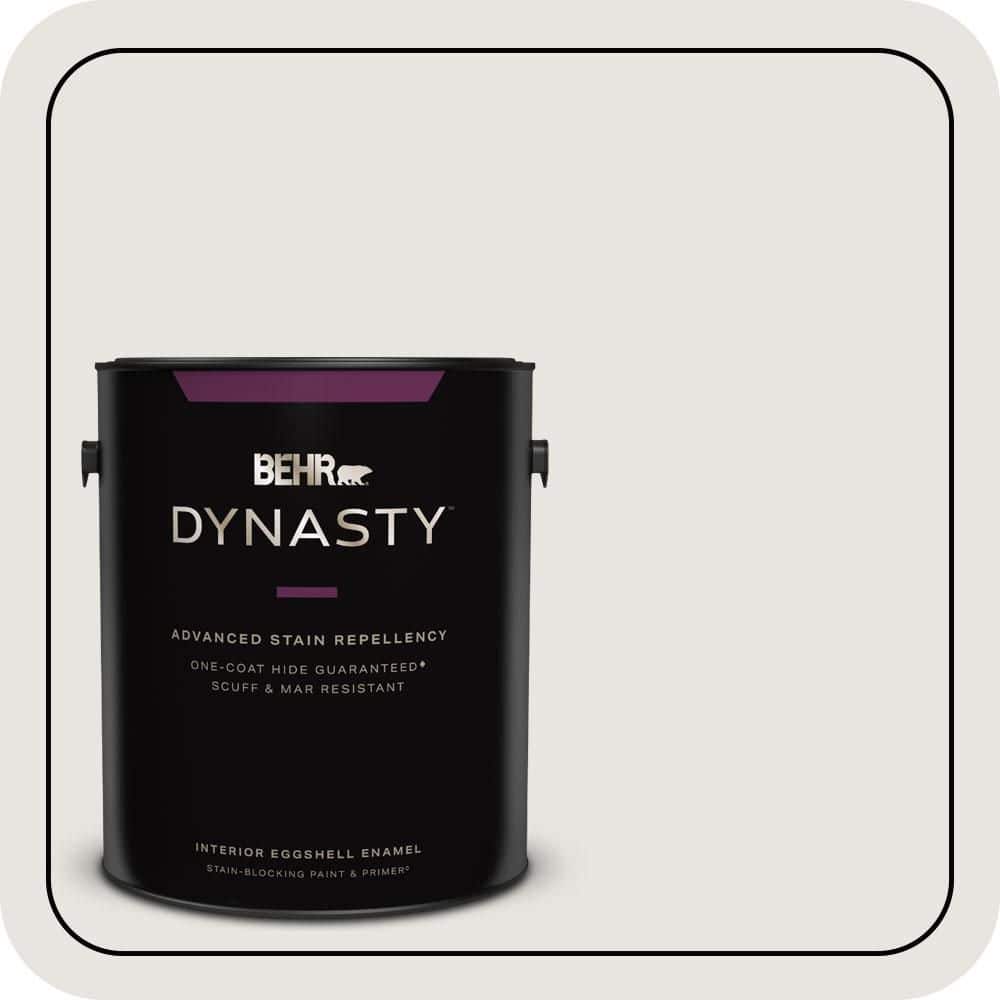 1 gal. #PR-W08 Ambience White Eggshell Enamel Interior Stain-Blocking Paint & Primer price history on PriceWatchPro