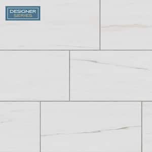 Designer Series Palazzo Dolomite 12 in. x 24 in. Marble Look Porcelain Floor and Wall Tile (13.56 sq. ft./Case)