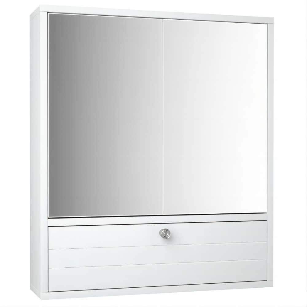 21.5 in. W x 5.5 in. D x 24.5 in. H Bathroom Storage Wall Cabinet with Doub