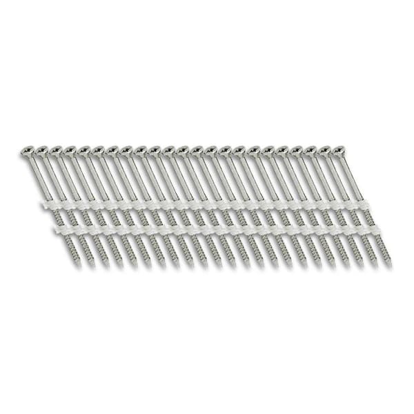 Scrail 2-1/4 in. x 1/9 in. 20-Degree Plastic Strip Nail Screw Fastener (1,000-Pack)
