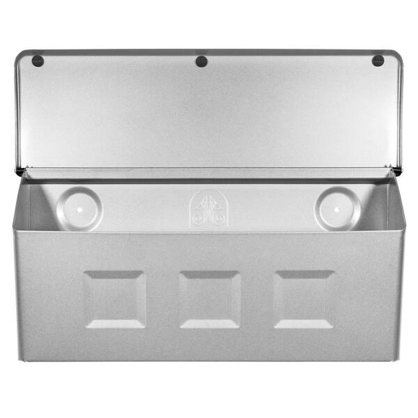 Architectural Mailboxes 2689SR Wayland Wall Mount Mailbox Small Silver 