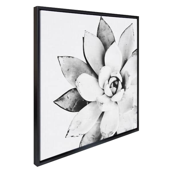 Sylvie "Modern Succulent" by Tai Prints Framed Canvas Wall Art