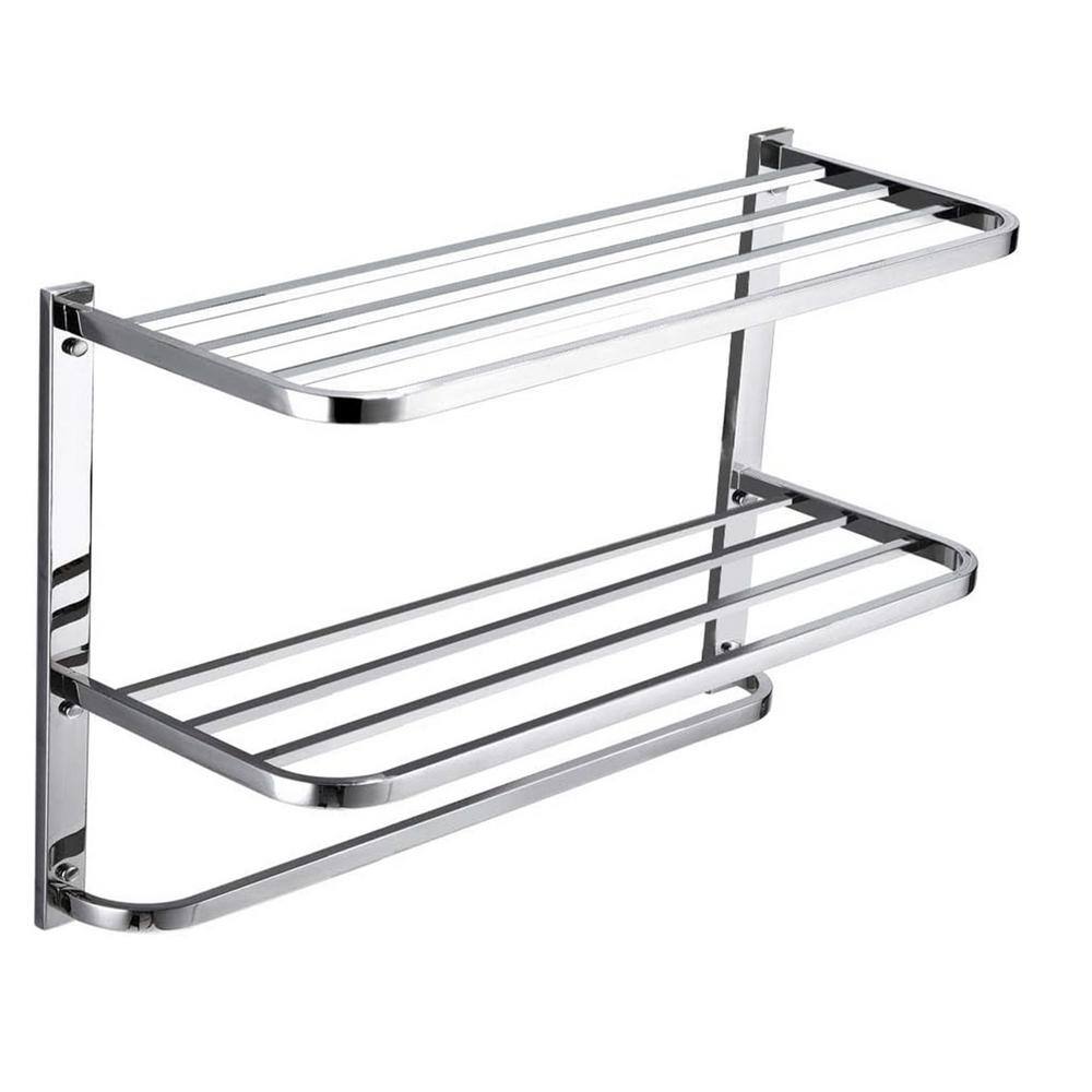 29.25 in. W x 8.75 in. D Sliver Decorative Wall Shelf, 3-Tier Bathroom Shel