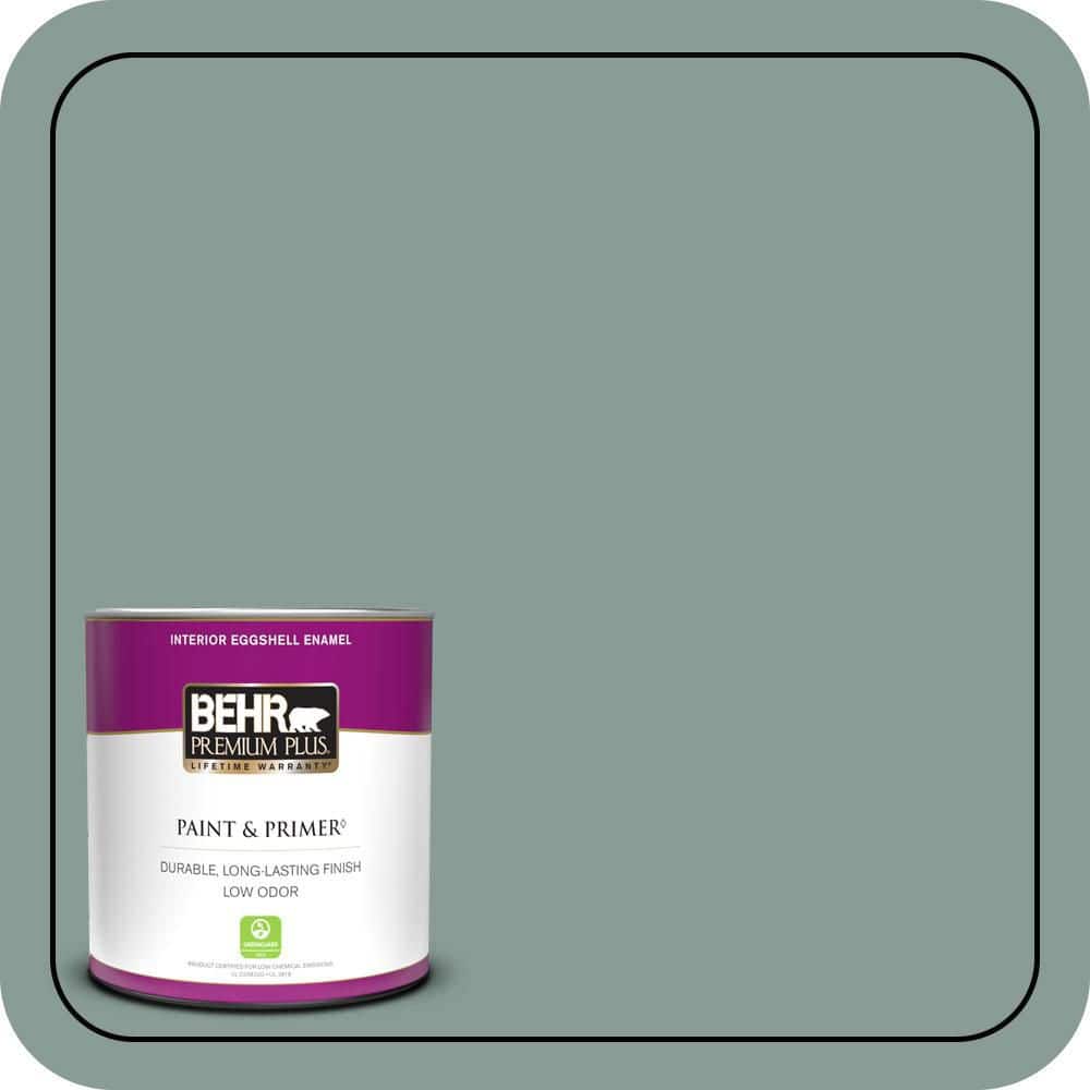 1 qt. #490F-5 Cloud Burst Eggshell Enamel Low Odor Interior Paint & Primer price history on PriceWatchPro