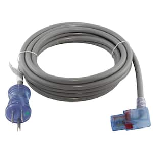 15FT 14/3 15A Medical Grade Power Cord With Locking Right Angle IEC C13 Connector