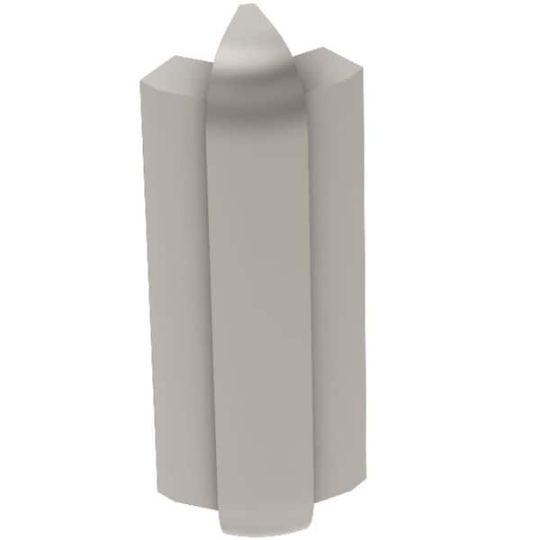 Schluter Rondec-Step Satin Nickel Anodized Aluminum 1/2 in. x 2-3/4 in. Metal 135° Outside Corner