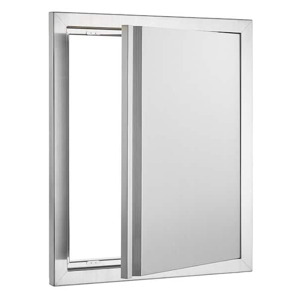 BBQ Access Door, 18 in. Stainless Look One Door Kitchen Door, Stainless Steel Flush Access Door, Wall Vertical Door