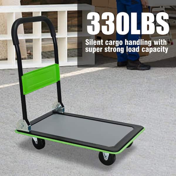 Runesay Heavy Duty Foldable 28.7 in. W Serving Tray Moving