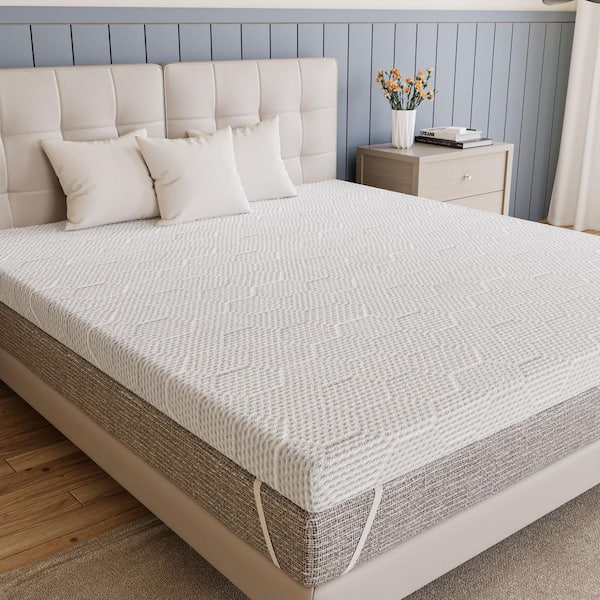 2 in. Twin Size Gel Memory Foam Ventilated, CertiPUR-US Certified and Ultra Soft Mattress Topper