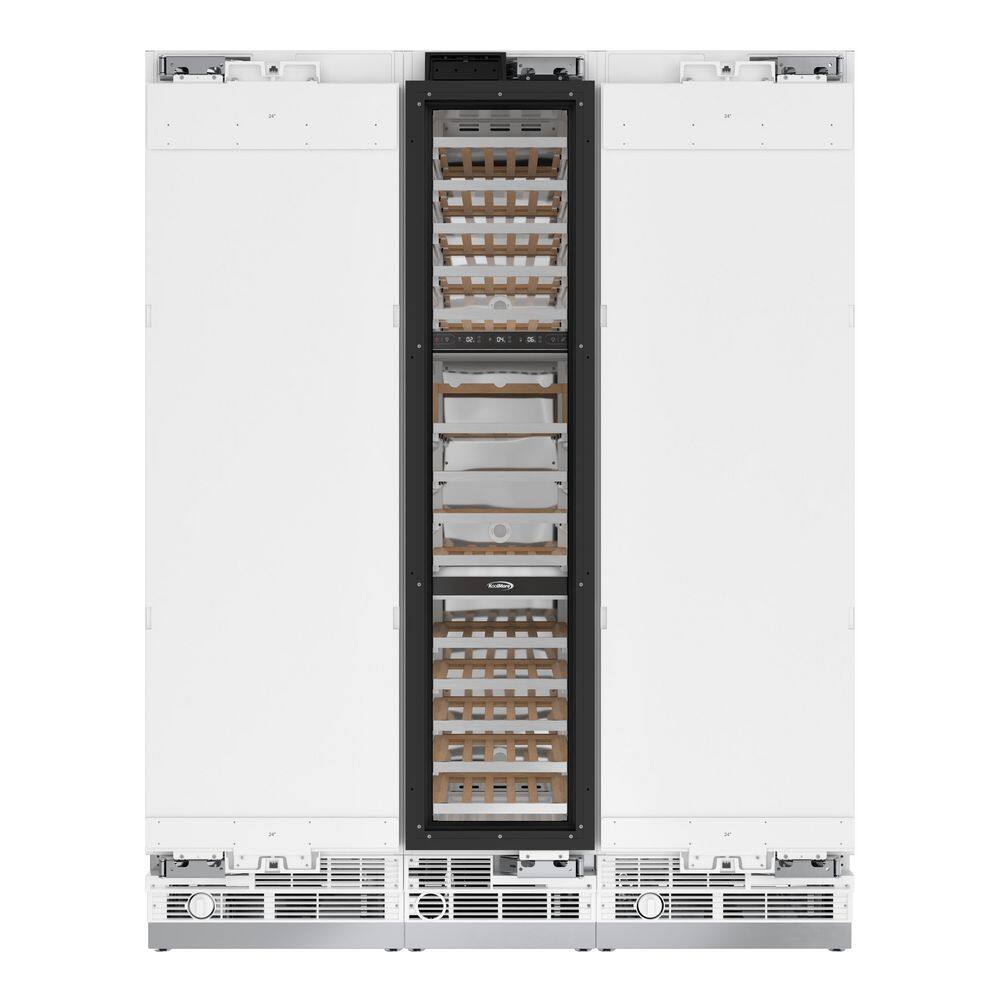 Reserve Panel-Ready 24 in. 12.4 cu. ft. Refrigerator with 18 in. 68-Bottle Wine Cooler and a 24 in. 12.5 cu. ft. Freezer price history on PriceWatchPro