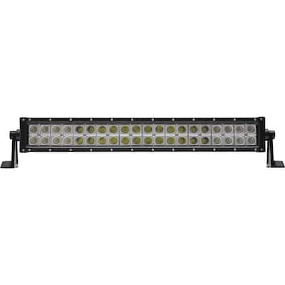21.26 in. 12-Volt/24-Volt LED Spot/Flood Light Bar, 40 LEDs, Black Housing