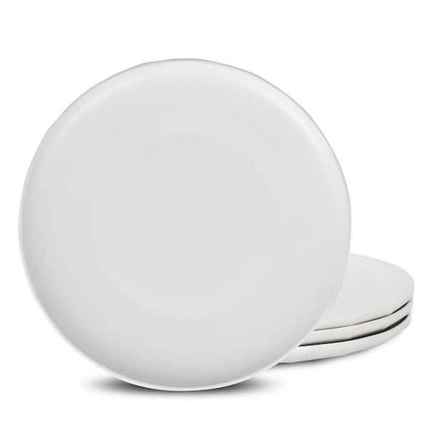 STONE LAIN Rio 4-Piece Beige Stoneware Dinner Plate Set (Service for 4)