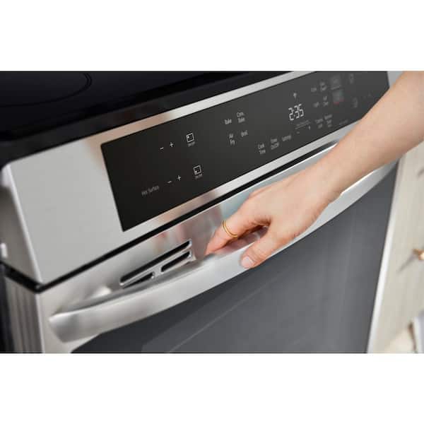 LG - 6.3 cu. ft. SMART Induction Slide-In Range in PrintProof Stainless Steel with Convection, EasyClean, and Air Fry Tray