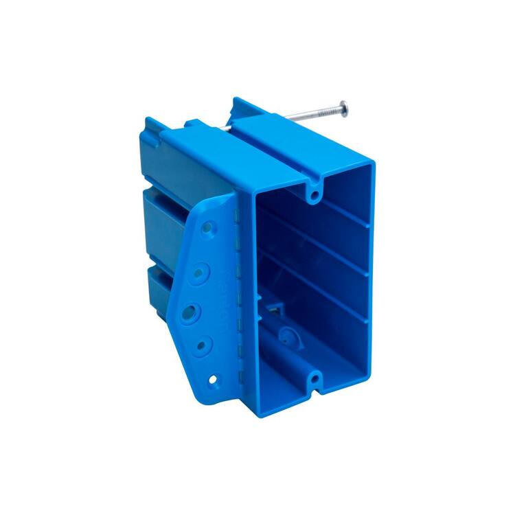 Carlon 1-Gang 24.5 cu. in. Electrical PVC New/Old Work Electrical Box (B125AB)