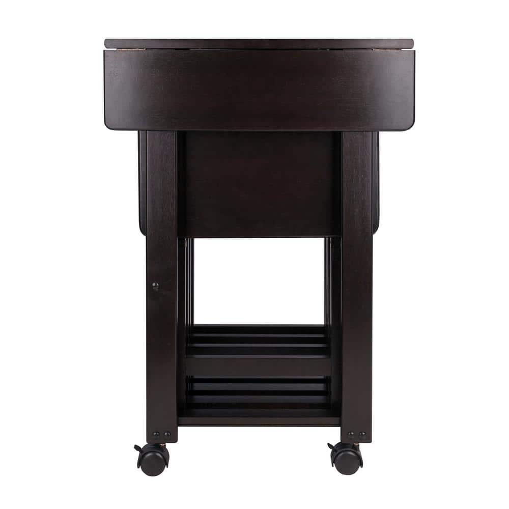 Sophia 5-Piece Brown Solid Wood Snack Table Set
