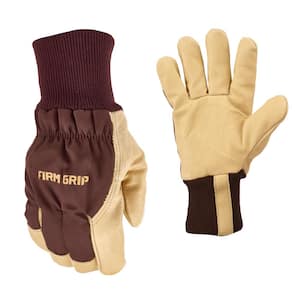 X-Large Winter Leather Palm Gloves with Thinsulate Liner
