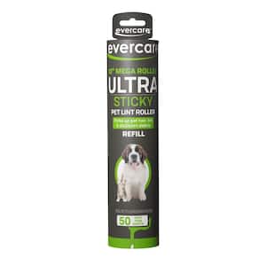 Pet Mega Extreme Surface Coverage 50-Sheet Lint Roller Refill