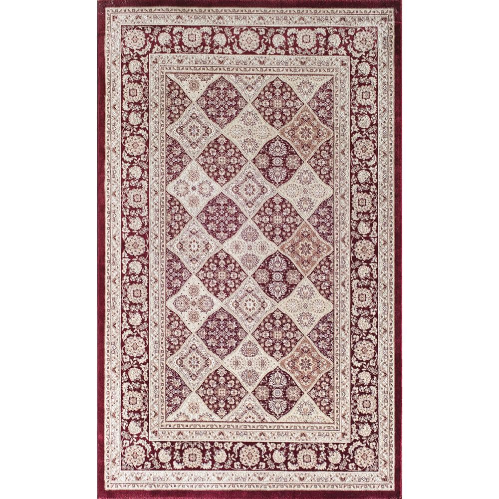 Century Panel Red 5 ft. x 7 ft. Area Rug price history on PriceWatchPro