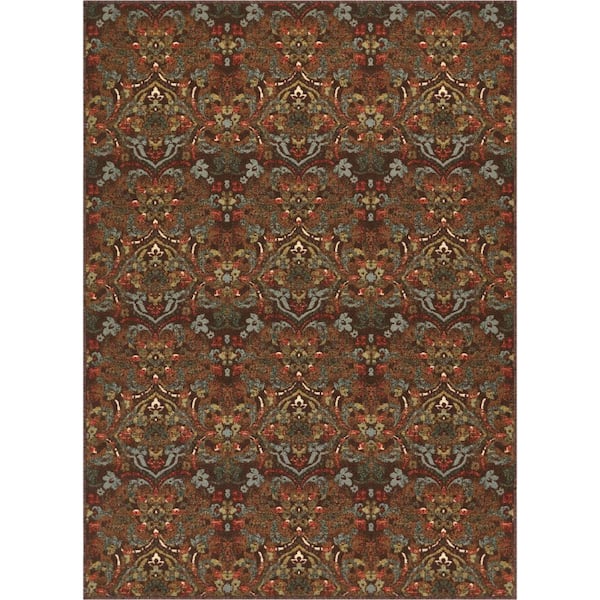 Well Woven Kings Court Florence Brown 5, Rustic Area Rug