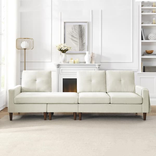 Sectional Sofa Couch With Ottoman