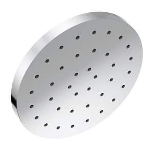 1-Spray Patterns 2.5 GPM 12 in. Wall Mount Fixed Shower Head with H2Okinetic in Lumicoat Chrome