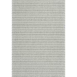 Maise Cream Beige 6 ft. x 9 ft. Modern Abstract Indoor Outdoor Area Rug