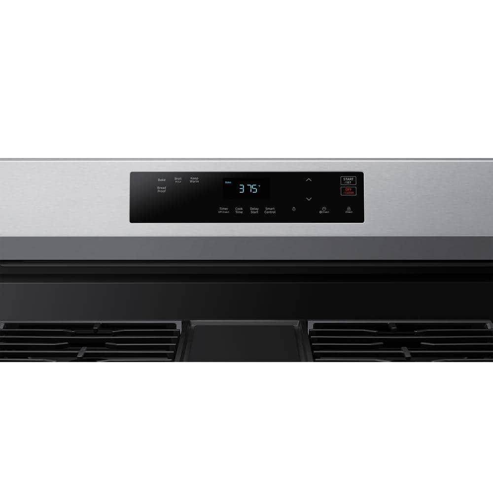 Samsung 30" Stainless Steel Freestanding Gas Range with Griddle