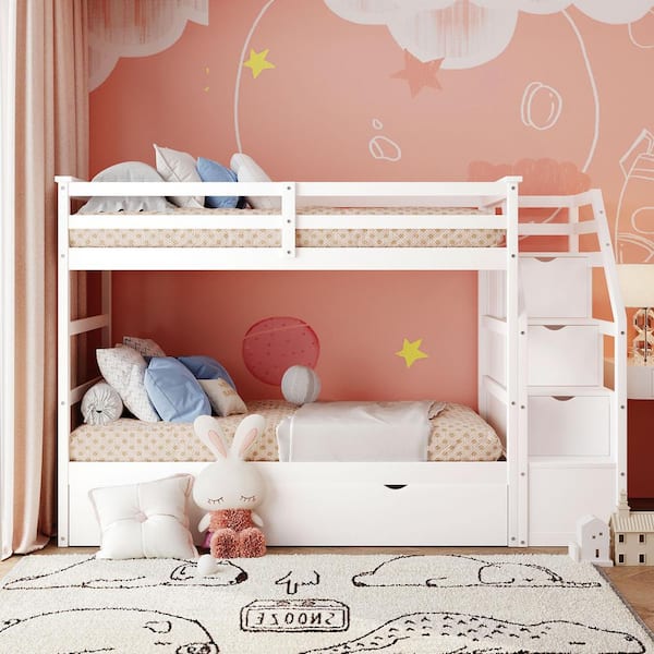 Harriet bee zipporah twin over deals twin bunk bed bed frame