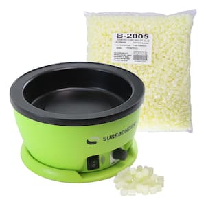 5 1/4 in. Round Skillet with 5 lb. Bag Glue Stick Cube Pellets