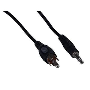 6 ft. 3.5 mm Mono Male to RCA Male Audio Cable