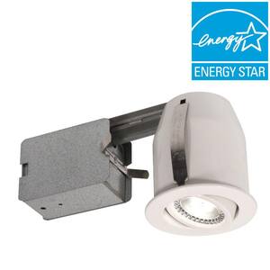 3 in. White LED Recessed Lighting Fixture