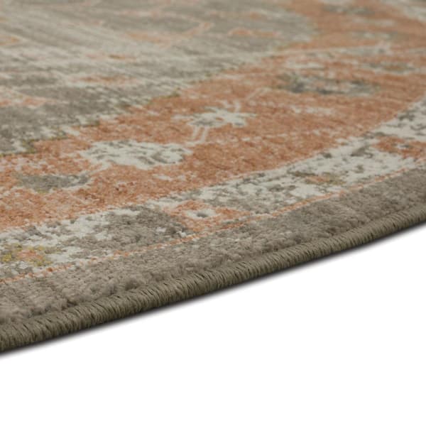 Mohawk Area Rugs Royal Bath Rug Coral 1'9 x 2' Contour Rug Y3199 720  21024C - Hennen Furniture