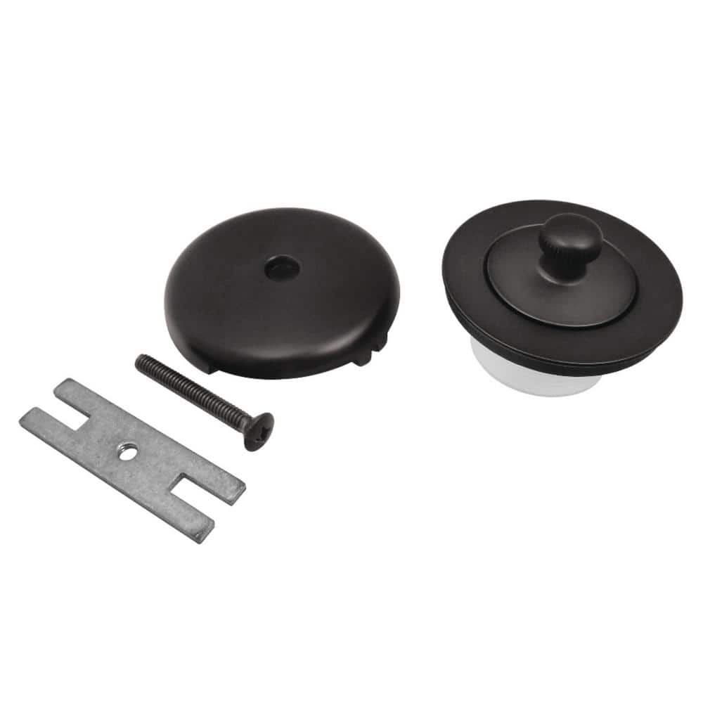 Overflow Faceplate with Lift and Twist Drain and Screws, Matte Black price history on PriceWatchPro