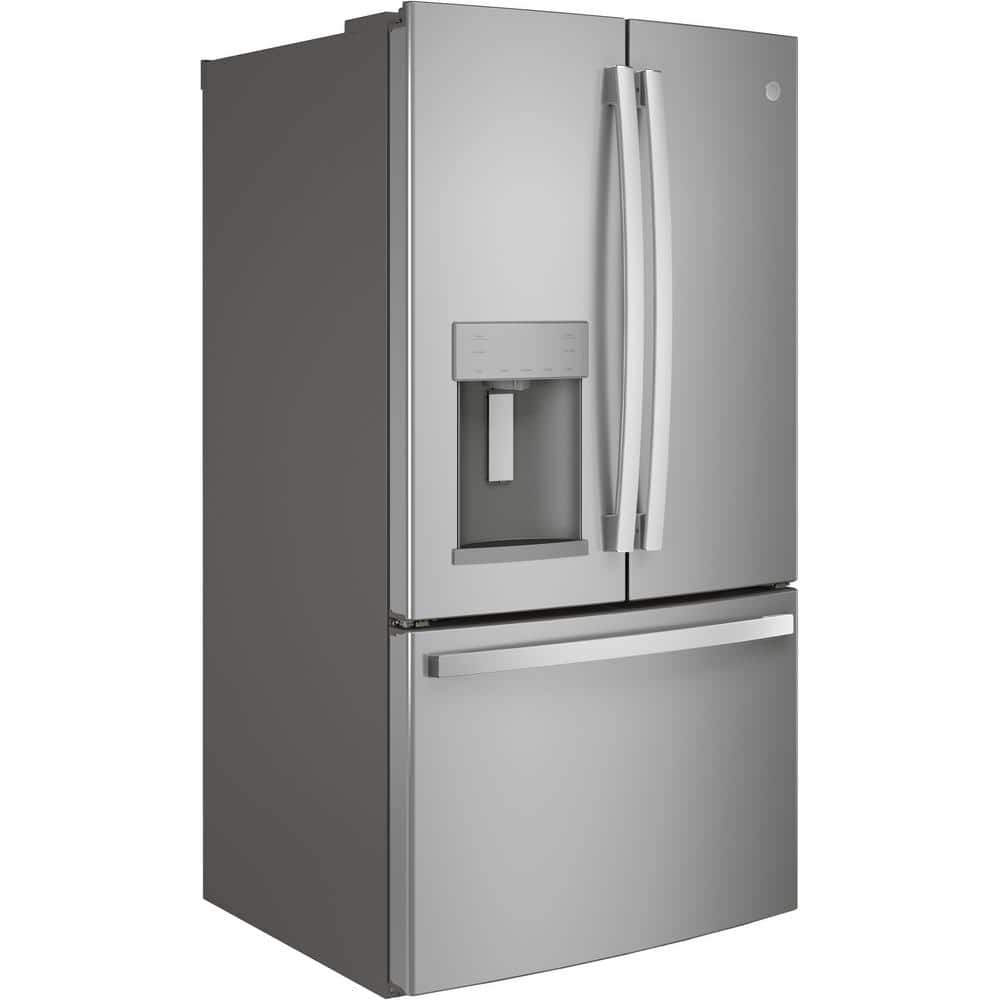 GE 36" Stainless Steel Smart French Door Refrigerator with Ice Maker