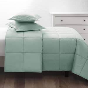 Soft Touch Down-Alternative Seafoam Twin Comforter