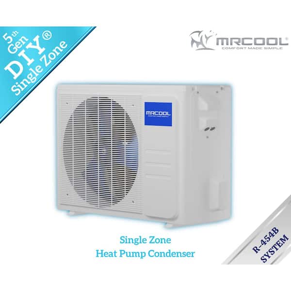 MRCOOL - 5th Gen DIY 12K BTU 23.5 SEER2 1-Ton Mini-Split Heat Pump Complete System-25 ft. Pre-Charged Line Set-115V-R454B