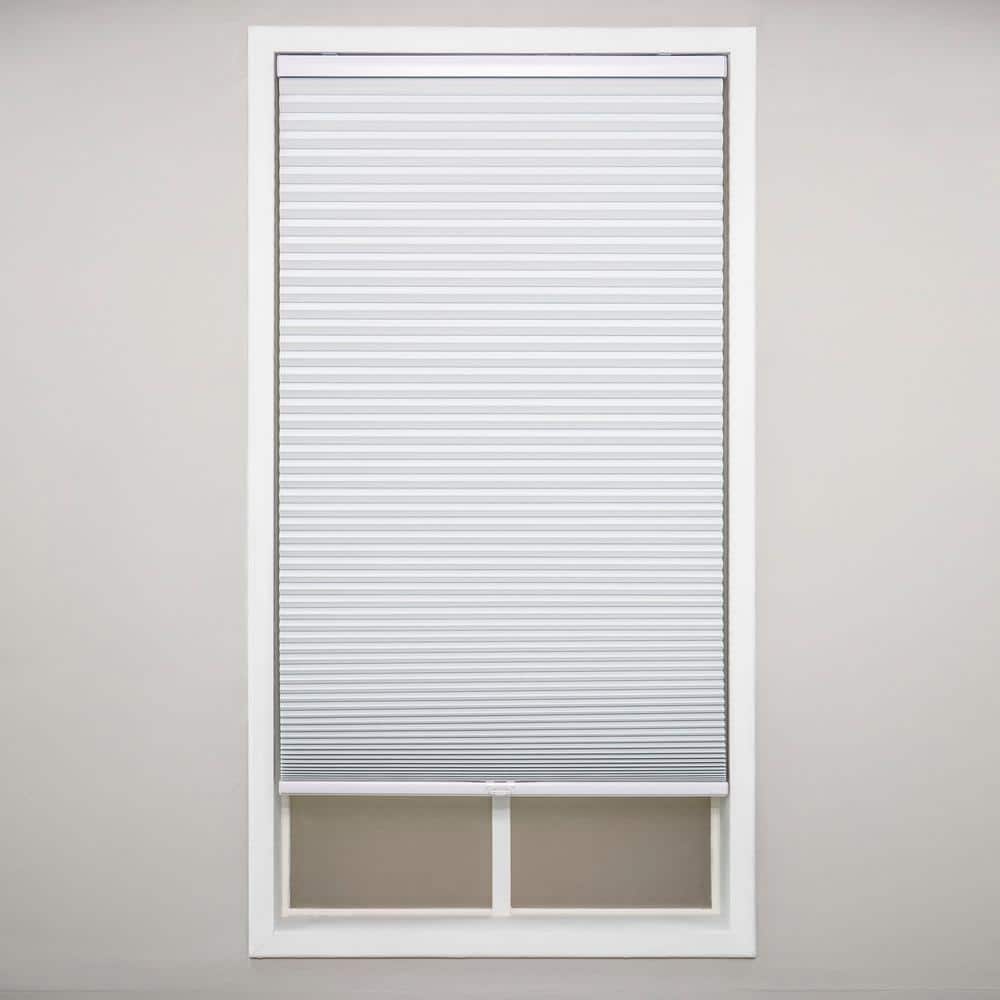 White Cordless Blackout Cellular Fabric Window Shade 22.5" x 72"