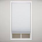 Cut-to-Width White Cordless Blackout Polyester 9/16 in. Cellular Shade 40.5 in. W x 64 in. L