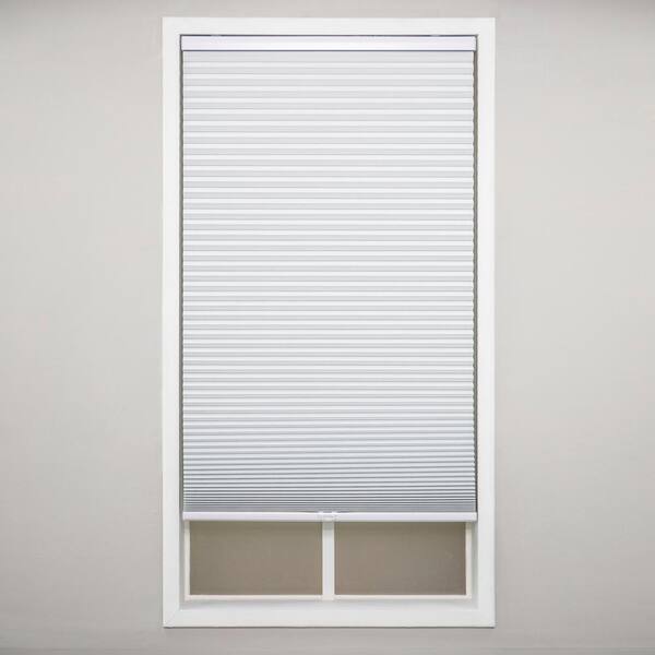 Perfect Lift Window Treatment Cut-to-Width White Cordless Blackout Polyester 9/16 in. Cellular Shade 44.5 in. W x 72 in. L