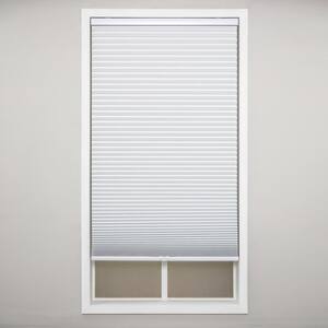 White Cordless Blackout Polyester Cellular Shades - 61.5 in. W x 48 in. L