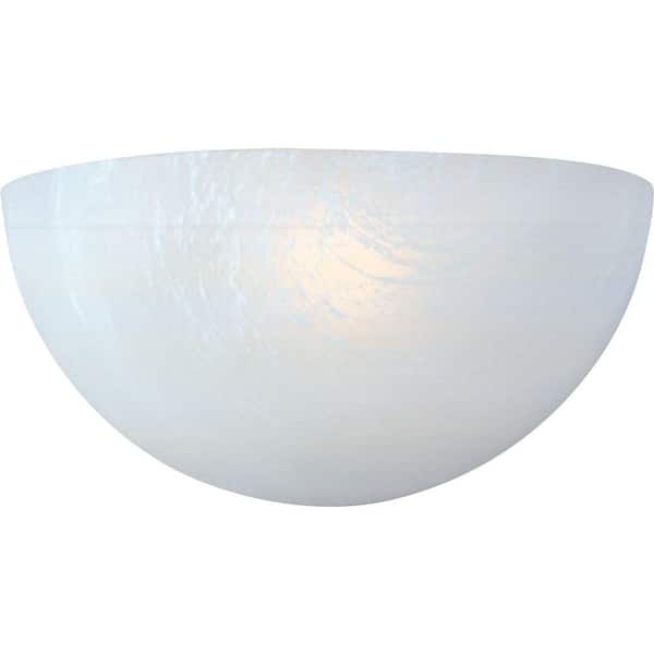 Essentials 1-Light White Flushmount