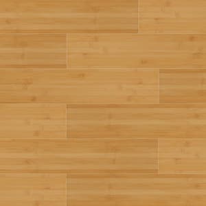 Light Honey 40.15 in. L x 5.11 in. W x 3/5 in. T Prefinished Tongue and Groove Solid Bamboo Flooring (20 sq. ft./Box)