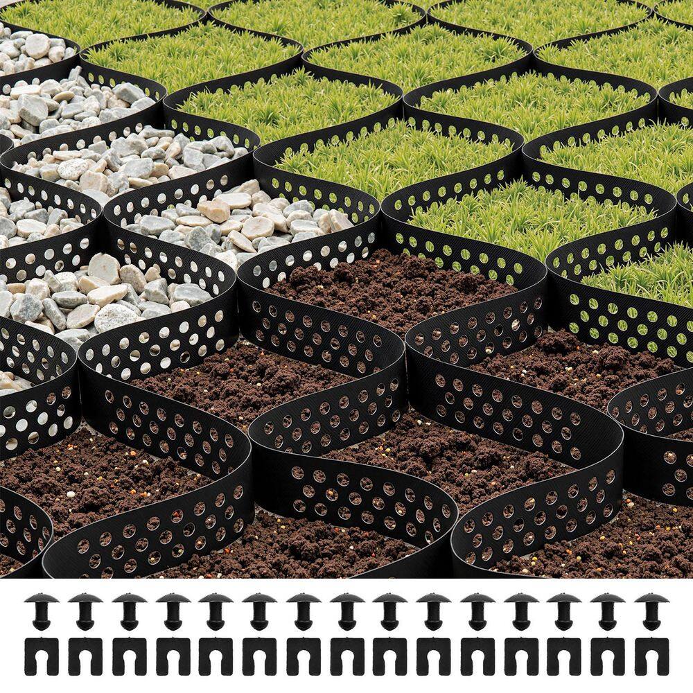 Gravel Grid 9 ft. W x 17 ft. L x 2 in. H Geocell Ground Grid 1885 LBS Per Sq Patio Ground Grid Paver for Slope Driveways price history on PriceWatchPro