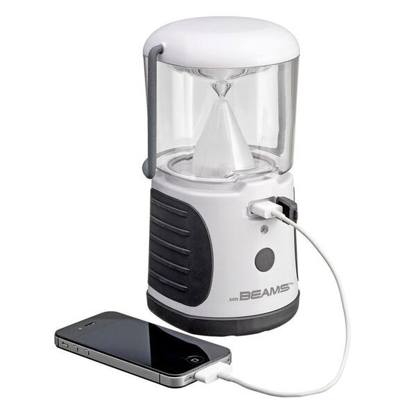 Mr Beams UltraBright LED Camping Lantern with USB Charger for Phone; Camping, Hiking, Hurricanes, Emergencies, Outages;