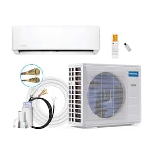 DIY 5th Gen 12000 BTU 23.5 SEER2 1-Ton Mini-Split Heat Pump Complete System-25 ft. Pre-Charged Line Set-115-Volt-R454B