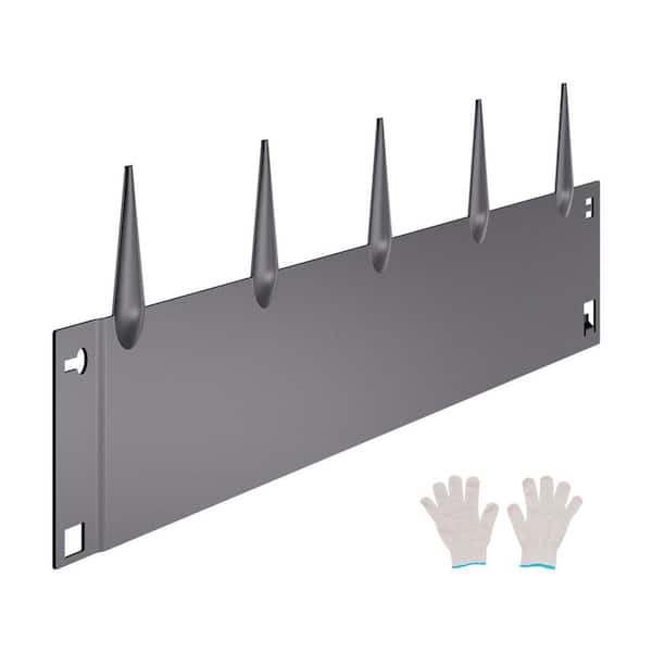 39 x 5 in. Steel Landscape Edging, 5-Pack Rust-Resistant Metal, Bendable Garden Edging, Easy Install, Dark Gray