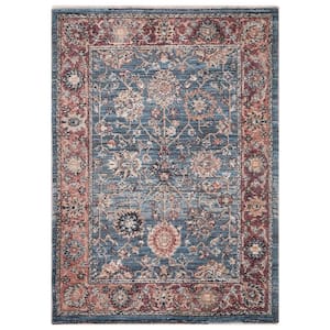 Pandora Collection Alexander Blue 3 ft. x 5 ft. Traditional Area Rug