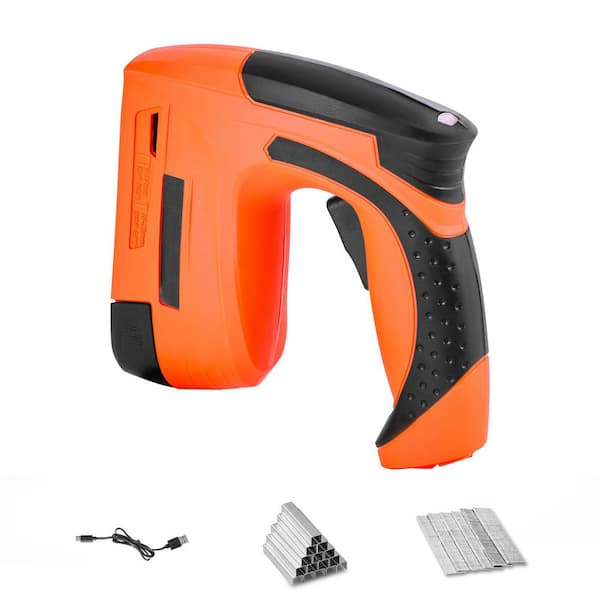 Cordless Brad Nailer, 2-in-1 18 Gauge Nail and Staple Gun, Battery Powered with 1000 Staples and Nails, Non-Slip Grip