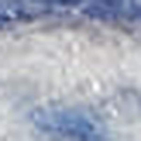 8' X 10' Ivory Blue and Gray Floral Medallion Distressed Non Skid Area Rug